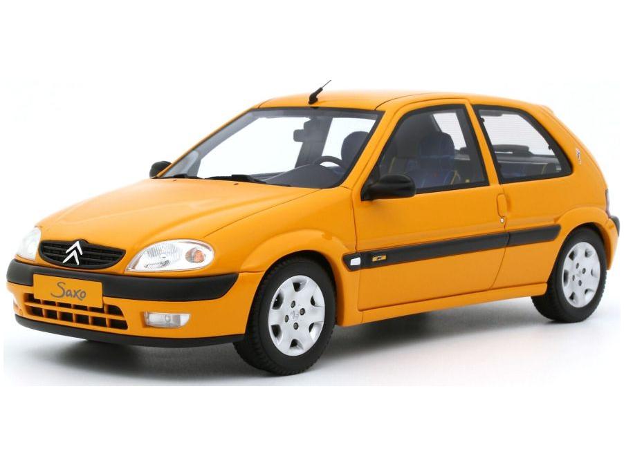 Citroen Saxo 1.4 BIC Phase 2 Orange Mango 2000 1:18 Scale Resin Model Car – OttOmobile-OttOmobile-Diecast Model Centre