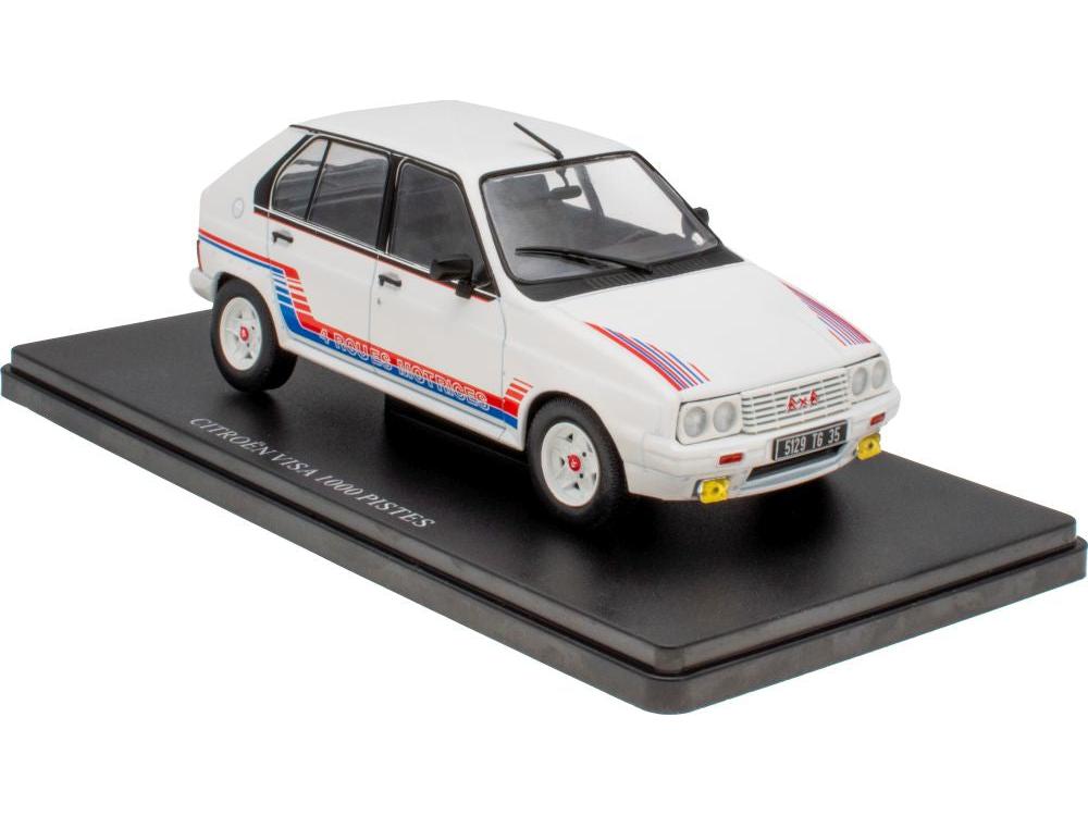 Citroen Visa 1000 Pistes White 1983 1:24 Scale Unbranded Diecast Model Car-Unbranded-Diecast Model Centre