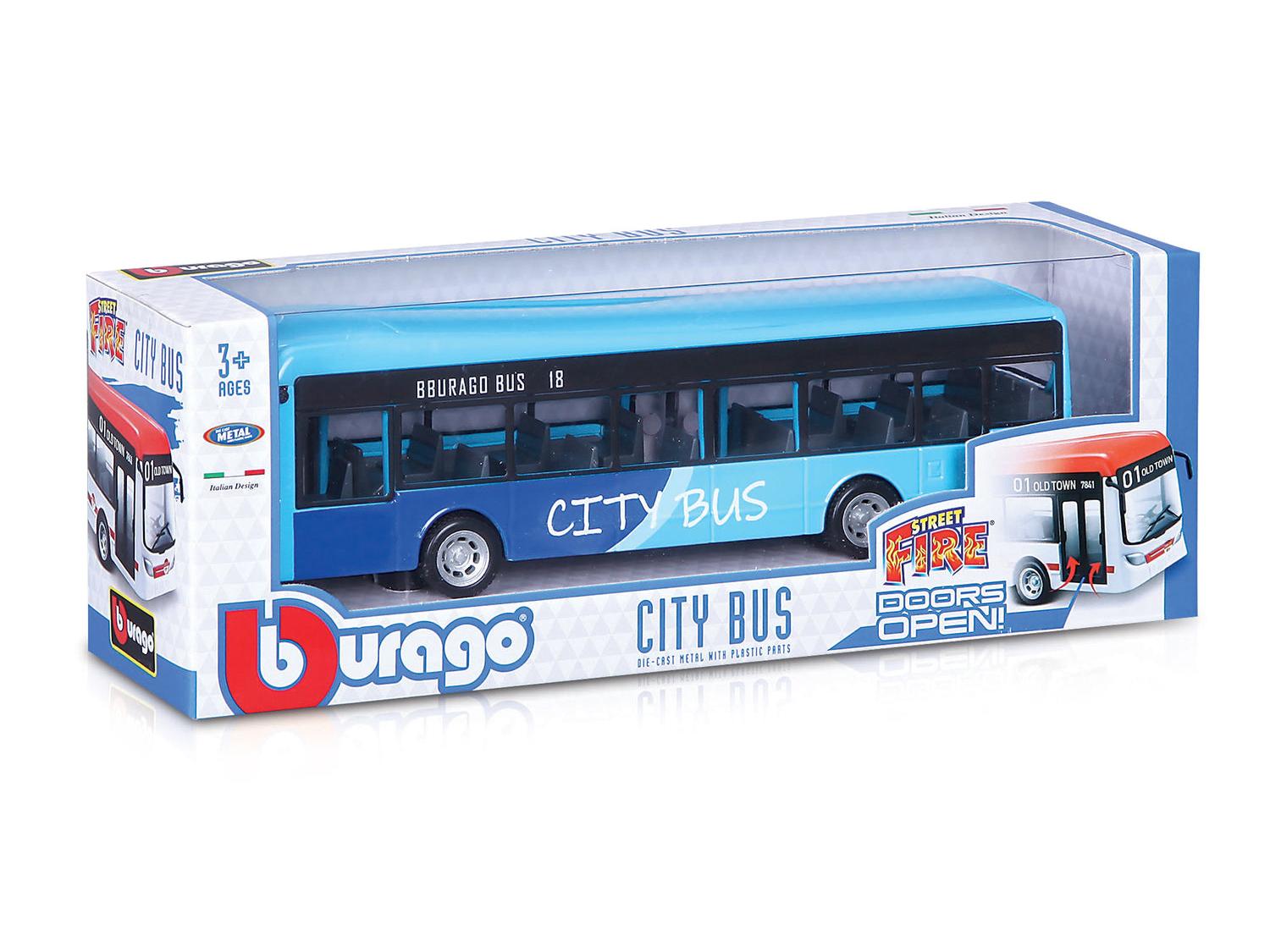 City Bus 1:43 Scale Bburago Diecast Toy-Bburago-Diecast Model Centre