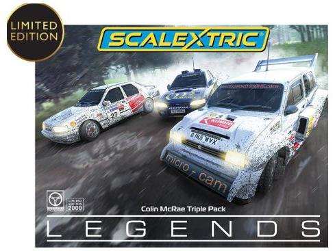 Colin McRae Triple Pack in Clear Box 1:32 Scale Scalextric-Scalextric-Diecast Model Centre