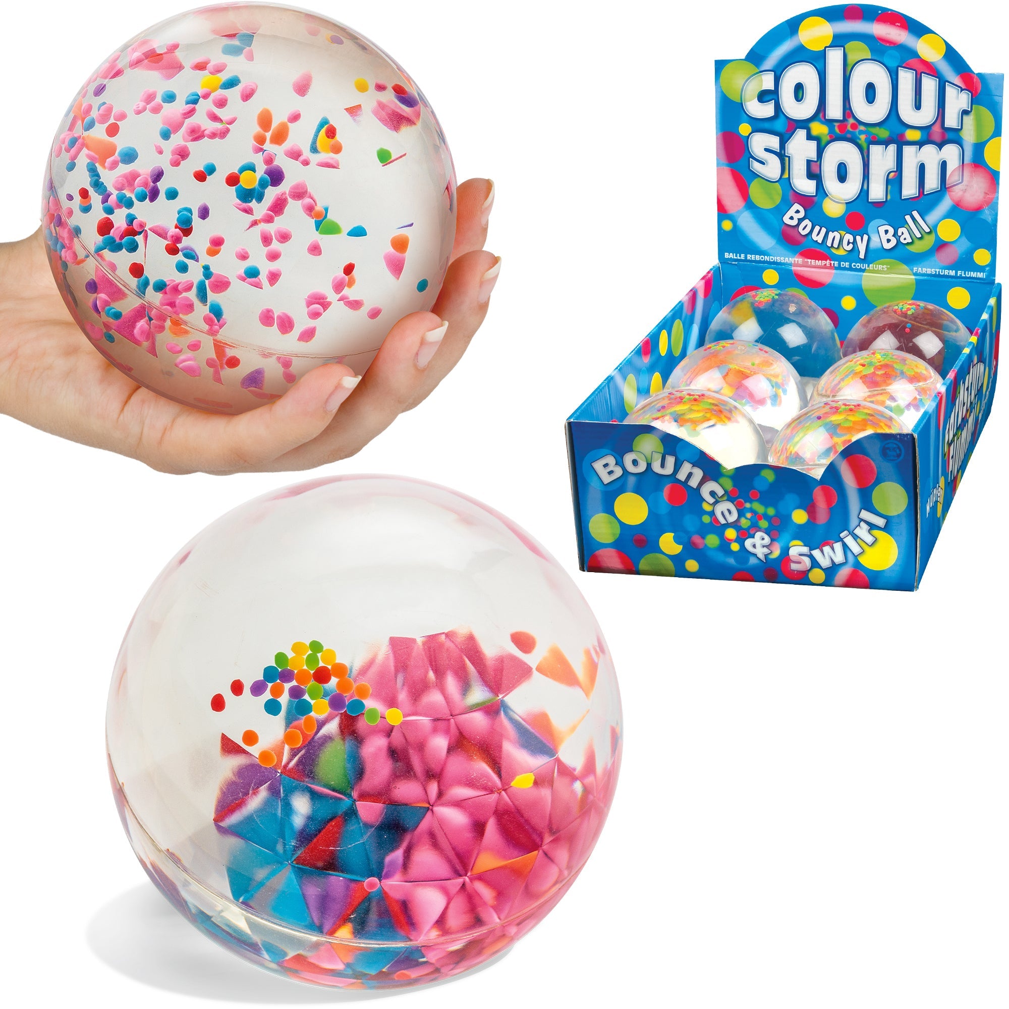 Colour Storm Bouncy Ball-Diecast Model Centre-Diecast Model Centre