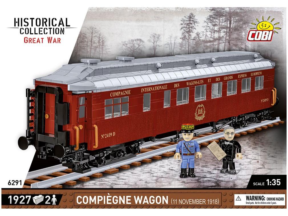 Compiegne Wagon 1918 (1945 pcs) Cobi Brick Build Kit-Cobi-Diecast Model Centre