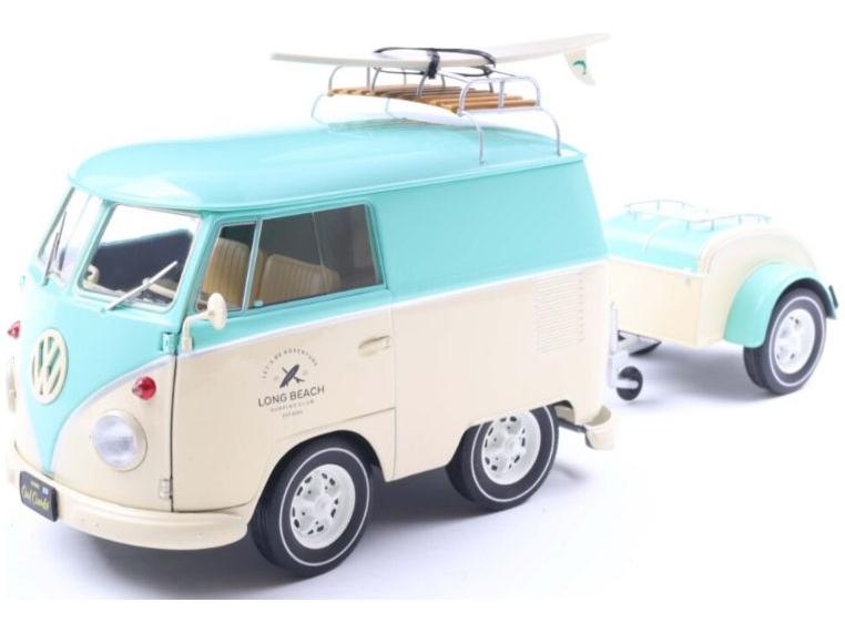Cool Combi Mint Green and White 2024 1:18 Scale Solido Diecast Model Van-Solido-Diecast Model Centre