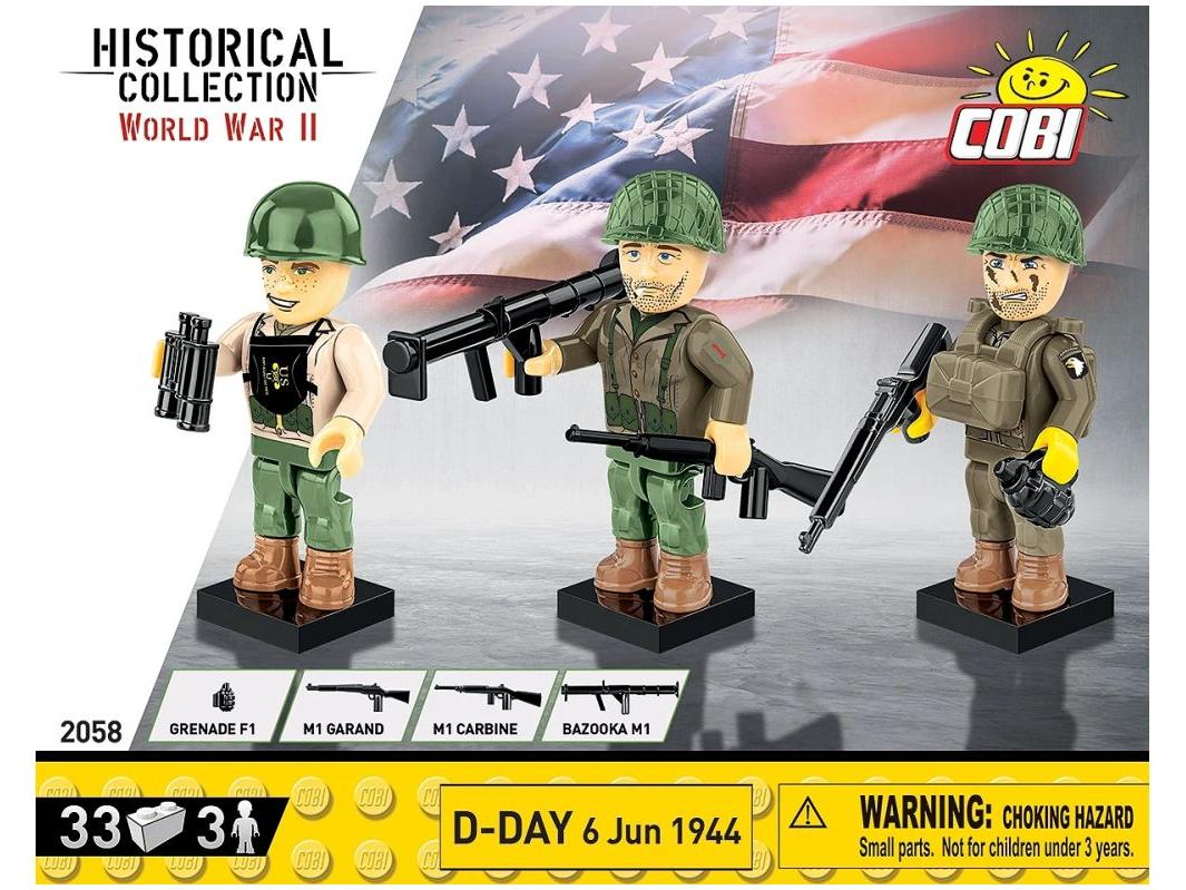 D-DAY JUNE 6 1944 WWII (33 pcs) Cobi Brick Build Kit-Cobi-Diecast Model Centre