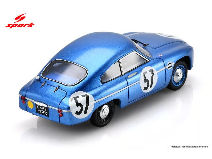 DB HBR5 Coupe Allege Panhard #57 Le Mans 24H 1957 B Deviterne/M Lailler 1:43 Scale Resin Car – Spark-Spark-Diecast Model Centre