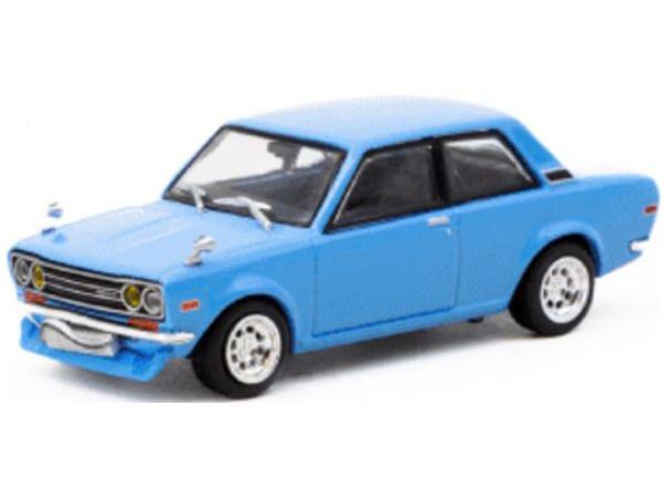 Datsun 510 Blue 1:64 Scale Tarmac Works Diecast Model-Tarmac Works-Diecast Model Centre