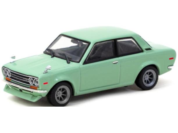 Datsun 510 Light Green 1:64 Scale Tarmac Works Diecast Model-Tarmac Works-Diecast Model Centre