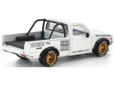 Datsun 620 PANDEM White 1:64 Scale Pop Race Diecast Model Pickup-Pop Race-Diecast Model Centre