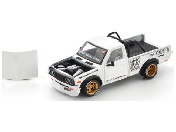 Datsun 620 PANDEM White 1:64 Scale Pop Race Diecast Model Pickup-Pop Race-Diecast Model Centre