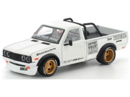 Datsun 620 PANDEM White 1:64 Scale Pop Race Diecast Model Pickup-Pop Race-Diecast Model Centre