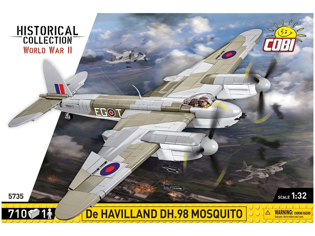 De Havilland DH-98 Mosquito WWII (695 pcs) Cobi Brick Build Kit-Cobi-Diecast Model Centre