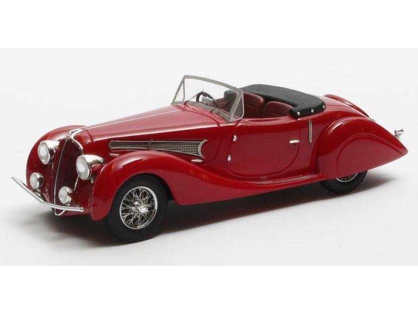 Delahaye 135MS GSR Fig.and Fal. Red 1939 1:43 Scale Matrix Resin Model Car-Matrix-Diecast Model Centre