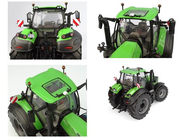 Deutz-Fahr 8280 TTV Tractor Standard Green (All New Tooling) 1:32 Scale Universal Hobbies Diecast Model-Universal Hobbies-Diecast Model Centre