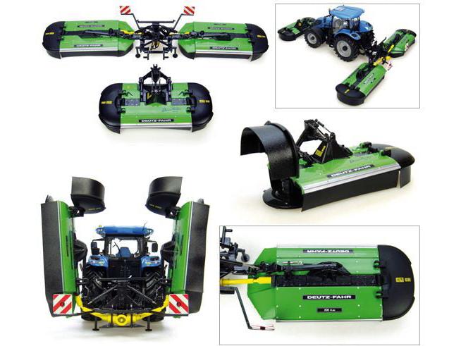 Deutz Front and Rear Mower Set 1:32 Scale Universal Hobbies Diecast Model-Universal Hobbies-Diecast Model Centre