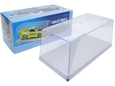 Display Case w/Silver Base 1:24 Scale Model Cars Triple 9 Collection-Triple 9 Collection-Diecast Model Centre