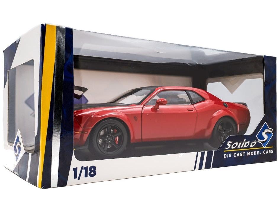 Dodge Challenger Demon Tor Red 2023 1:18 Scale Diecast Model Car – Solido-Solido-Diecast Model Centre
