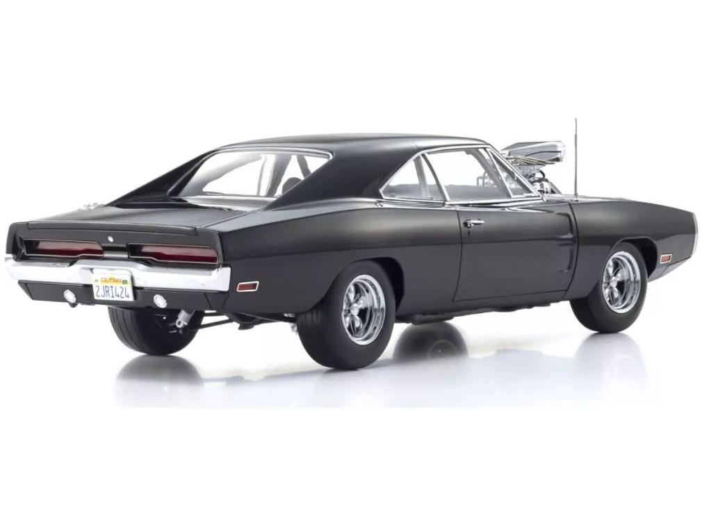 Dodge Charger R/T 1970 Fast and Furious Black 1:18 Scale Kyosho Diecast Model Car-Kyosho-Diecast Model Centre