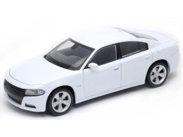 Dodge Charger R/T 2016 White 1:24 Scale Welly Diecast Model-Welly-Diecast Model Centre