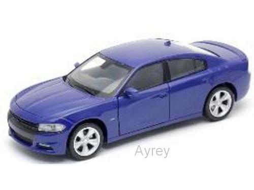Dodge Charger RT Purple 1:24 Scale Welly Diecast Model-Welly-Diecast Model Centre