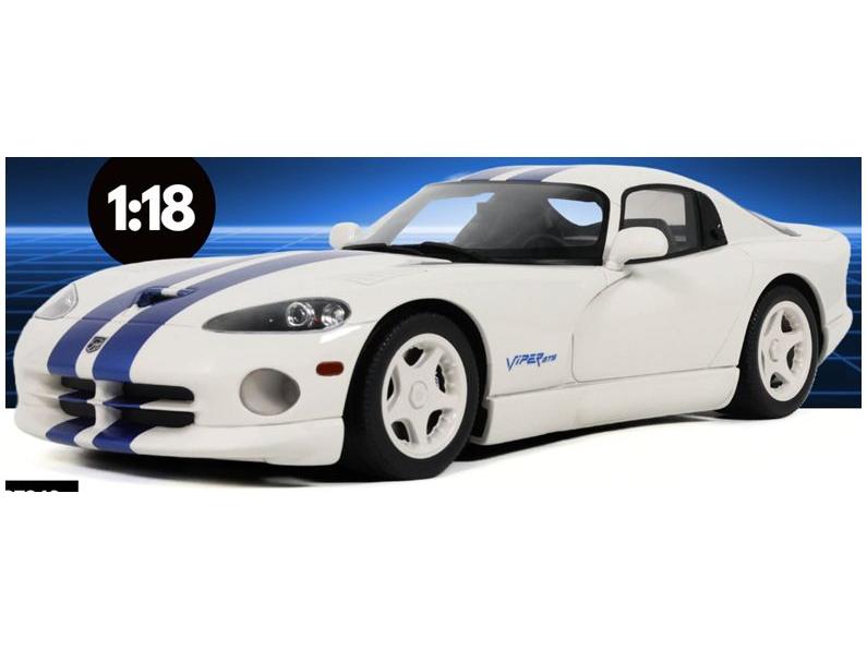 Dodge Viper GTS White 1996 1:18 Scale GT Spirit Resin Model Car-GT Spirit-Diecast Model Centre