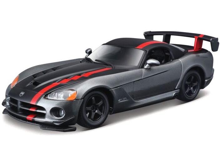 Dodge Viper SRT 10 ACR Grey 1:24 Scale Bburago Diecast Model Car