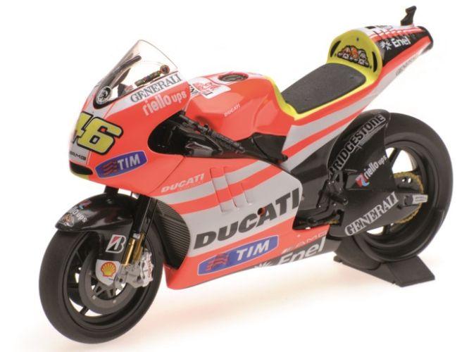 Ducati Desmosedici GP 11.2 Valentino Rossi MotoGP 2011 1:12 Scale Diecast Model-Minichamps-Diecast Model Centre