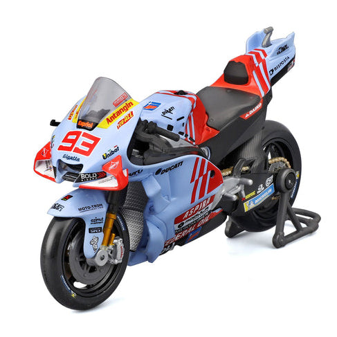 Ducati Desmosedici GP23 Gresini Racing #93 Marc Marquez MotoGP 2024 1:18 Scale Maisto Diecast Model