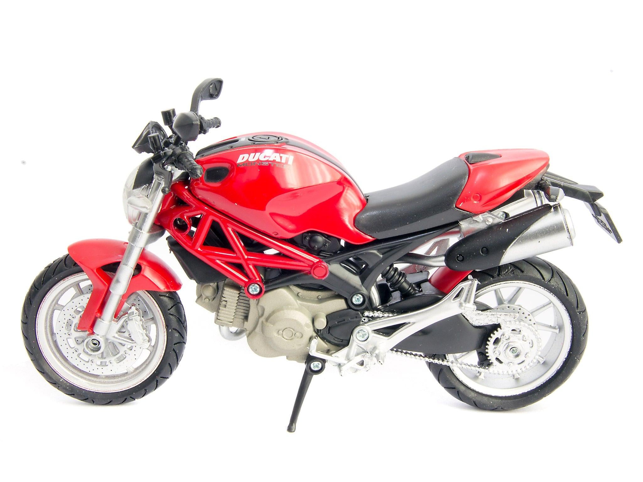 Ducati Monster 1100 Red 2010 1:12 Scale NewRay Diecast Model Motorcycle-NewRay-Diecast Model Centre