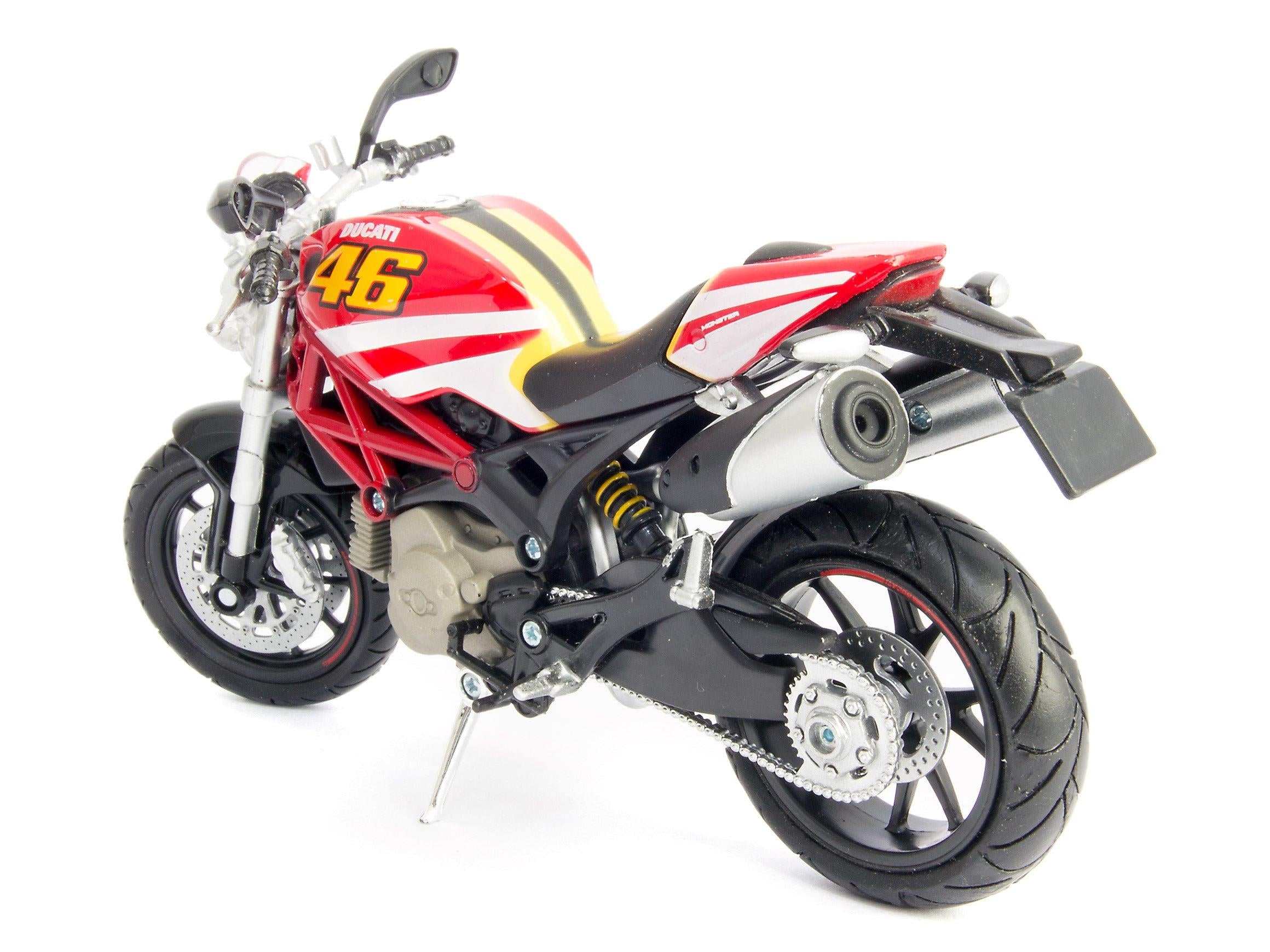 Ducati Monster 796 #46 1:12 Scale NewRay Diecast Model Motorcycle-NewRay-Diecast Model Centre
