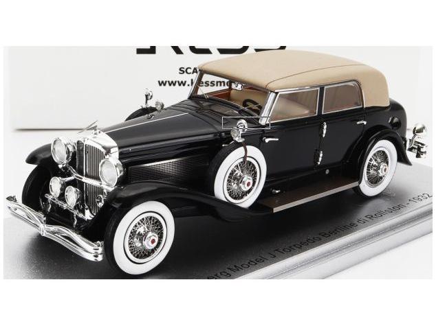 Duesenberg Model J Torpedo Black Berline Rollston 1932 1:43 Scale Kess Resin Model-Kess-Diecast Model Centre
