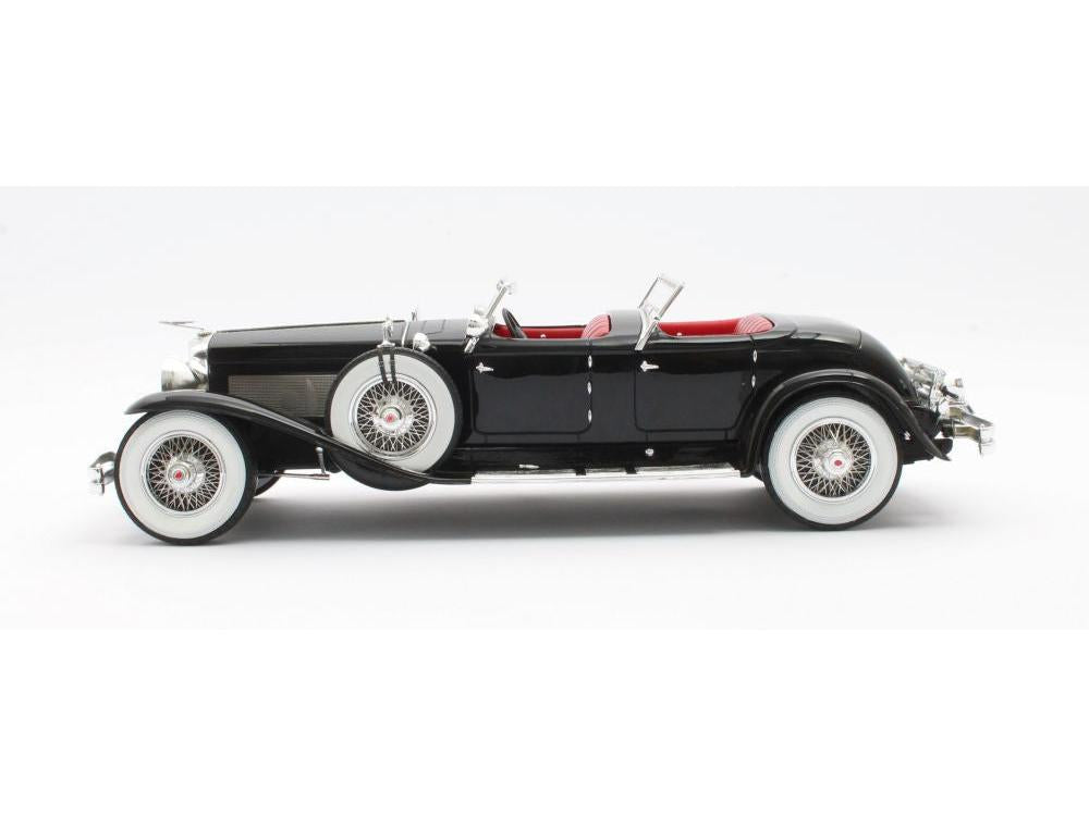 Duesenberg SJ2608 Torpedo LaGrande Black 1:18 Scale Matrix Resin Model Car-Matrix-Diecast Model Centre