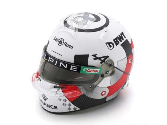 Esteban Ocon F1 Belgian GP 2023 Helmet 1:5 Scale Spark Resin Replica-Spark-Diecast Model Centre