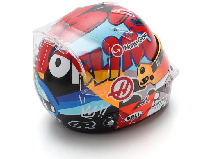 Esteban Ocon F1 Miami GP 2025 Helmet 1:5 Scale Resin Replica – Spark-Spark-Diecast Model Centre