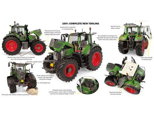 Fendt 620 Vario Tractor 1:32 Scale Universal Hobbies Diecast Model-Universal Hobbies-Diecast Model Centre