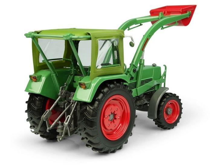 Fendt Farmer 5S 4WD Tractor w/Peko Cab + BAAS Front Loader 1:32 Scale Universal Hobbies Diecast Model-Universal Hobbies-Diecast Model Centre