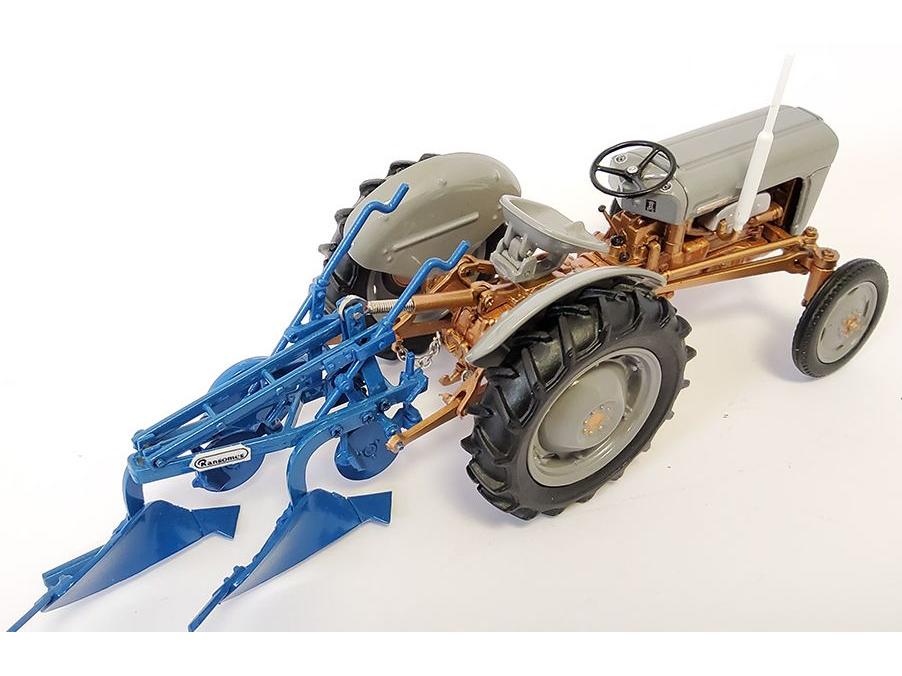 Ferguson FE35 Tractor and Ransomes TS59 Plough Set Limited Edition 1000pcs 1:32 Scale Universal Hobbies Diecast Model-Universal Hobbies-Diecast Model Centre