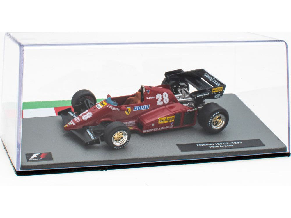 Ferrari 126 C3 #28 F1 1983 Rene Arnoux- 1:43 Scale Diecast Model Car-Unbranded-Diecast Model Centre