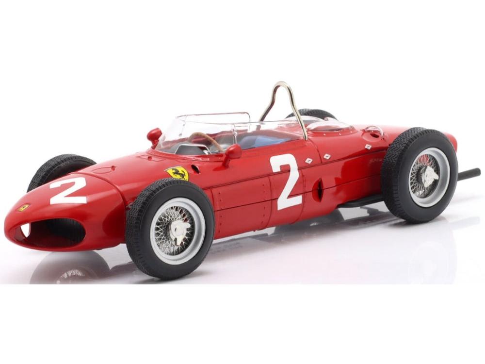 Ferrari 156 Sharknose #2 Winner F1 Italian GP 1961 Phil Hill 1:18 Scale Diecast Car – Werk83-Werk83-Diecast Model Centre