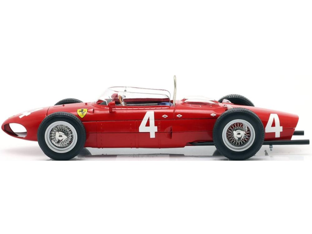 Ferrari 156 Sharknose #4 Winer F1 British GP 1961 Wolfgang Graf Berghe von Trips 1:18 Scale Diecast Car – Werk83-Werk83-Diecast Model Centre