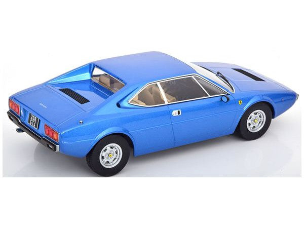 Ferrari 208 GT4 1975 light blue metallic 1:18 Scale Model Car