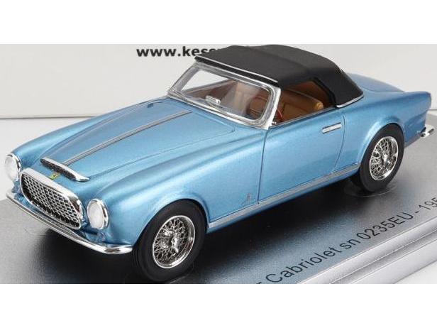 Ferrari 212 Inter sn0235EU Blue/Black Roof Cabriolet Top Up 1952 1:43 Scale Kess Resin Model-Kess-Diecast Model Centre