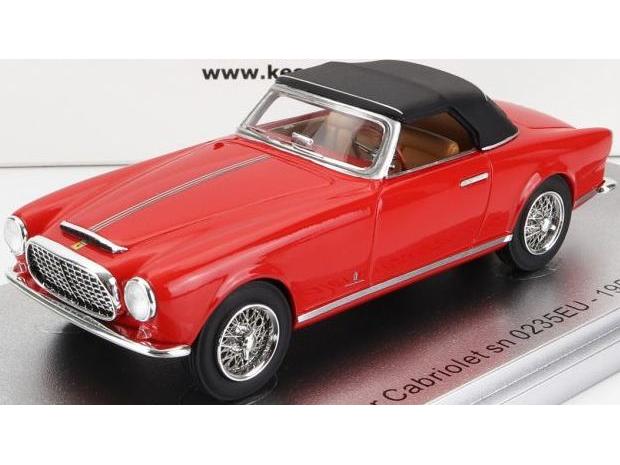 Ferrari 212 Inter sn0235EU Red/Black Roof Cabriolet Top Up 1952 1:43 Scale Kess Resin Model-Kess-Diecast Model Centre