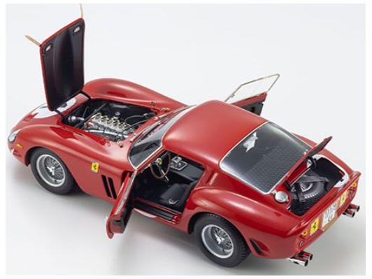 Ferrari 250 GTO 1000Kms Paris 1962 1st OA 3987GT #1 1:18 Scale Kyosho Diecast Model Car-Kyosho-Diecast Model Centre