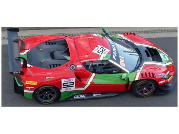Ferrari 296 GT3 AF Corse 24H Spa 2024 2nd Bronze Class #52 Machiels/Bertolini/Mosc 1:43 Scale Resin Car – Looksmart-Looksmart-Diecast Model Centre