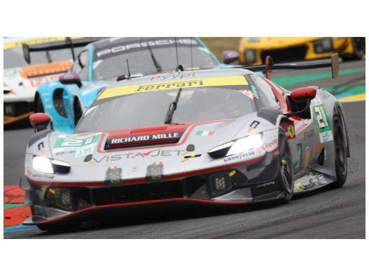 Ferrari 296 LMGT3 #21 Vista AF Corse 2nd LMGT3 Le Mans 24H 2025 Heriau/Mann/Rovera 1:43 Scale Resin Car – Looksmart-Looksmart-Diecast Model Centre
