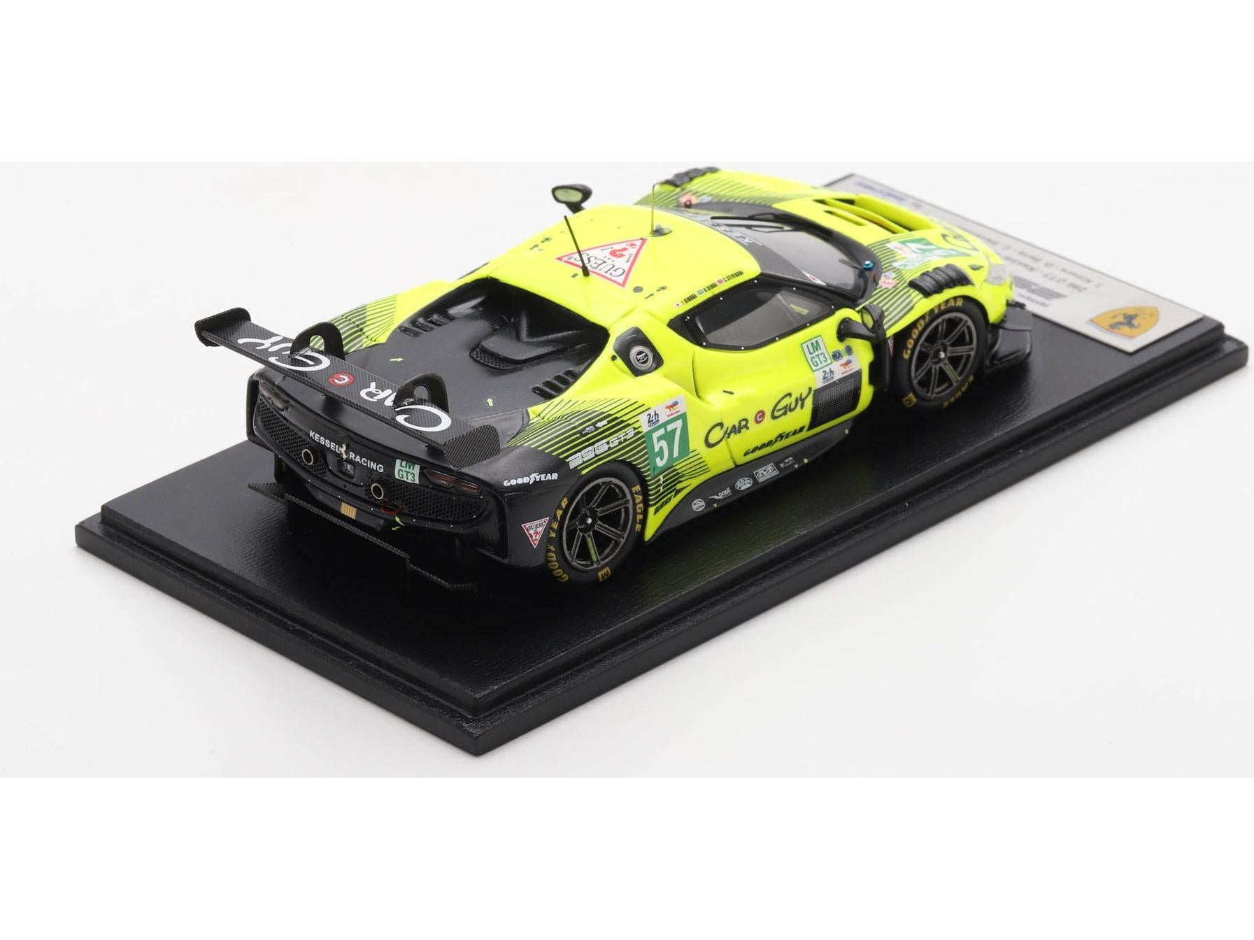 Ferrari 296 LMGT3 #57 Kessel Racing Le Mans 24H 2025 T. Kimura/D. Serra 1:43 Scale Resin Car – Looksmart-Looksmart-Diecast Model Centre