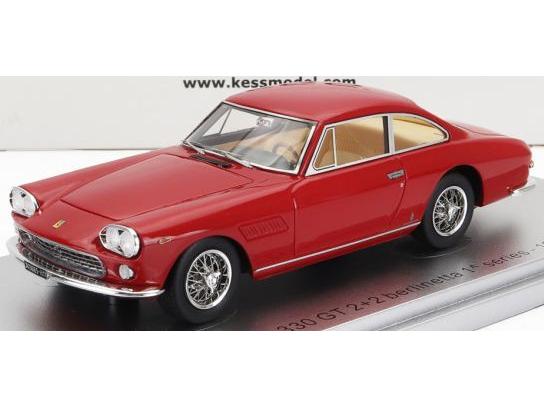 Ferrari 330 GT 2 + 2 Berlinetta 1 Series 1964 Red 1:43 Scale Kess Resin Model-Kess-Diecast Model Centre