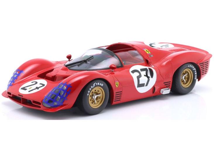 Ferrari 330 P3 Spider #27 24H Le Mans 1966 Ginther/Rodriguez 1:18 Scale Werk83 Diecast Model Car-Werk83-Diecast Model Centre