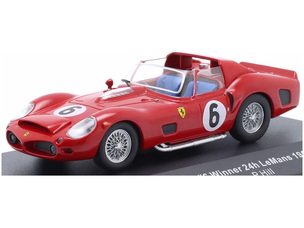Ferrari 330 TRI #6 Winner 24h Le Mans 1962 Gendebien/Hill 1:43 Scale IXO Diecast Model Car-IXO-Diecast Model Centre