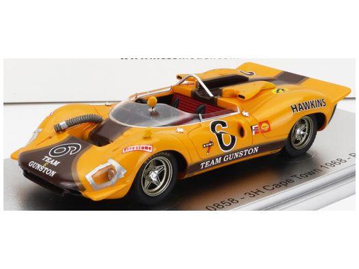 Ferrari 350 P4 Spider Can-Am s/n0858 Gunston #6 1st 3h Cape Town 1968 P.Hawkins 1:43 Scale Kess Resin Model-Kess-Diecast Model Centre